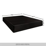 Knierim Upholstered Linen Metal Box Spring - Image 4