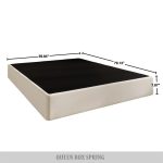 Klondike Upholstered Linen Metal Box Spring - Image 4
