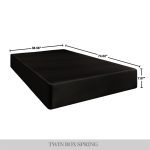 Knierim Upholstered Linen Metal Box Spring - Image 5