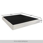 Roughtail 5-Inch Metal Box Spring with Warm Grey Linen Cover - Image 2
