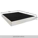 Roughtail 5-Inch Metal Box Spring with Warm Grey Linen Cover - Image 4