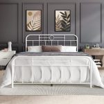 Avier Curved Edge Metal Platform Bed