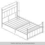Ashik Victoria Style Metal Platform Bed - Image 5