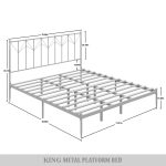 Kricia Metal Platform Bed - Image 3