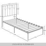 Kricia Metal Platform Bed - Image 5