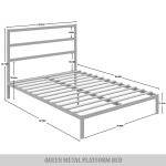 Deareon Classic Metal Platform Bed - Image 4