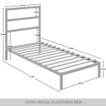 Deareon Classic Metal Platform Bed - Image 5