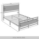 Vicent Metal Platform Bed - Image 2