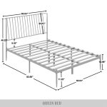 Rashae Metal Platform Bed - Image 5
