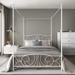 Zaniyha Metal Canopy Bed