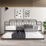 Kaniece Curved Edge Metal Twin Daybed with Trundle
