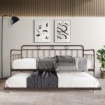 Kaniece Curved Edge Metal Twin Daybed with Trundle - Image 2