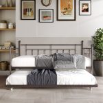 Keilyn Victorian Metal Twin Daybed with Trundle - Image 2
