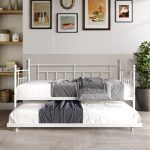 Keilyn Victorian Metal Twin Daybed with Trundle - Image 3