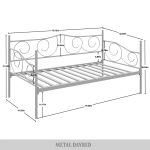 Ohlin Twin Size Metal Daybed - Image 4